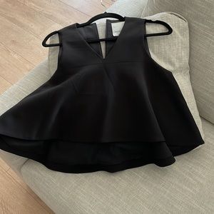 New, C/Meo Collective Top, black